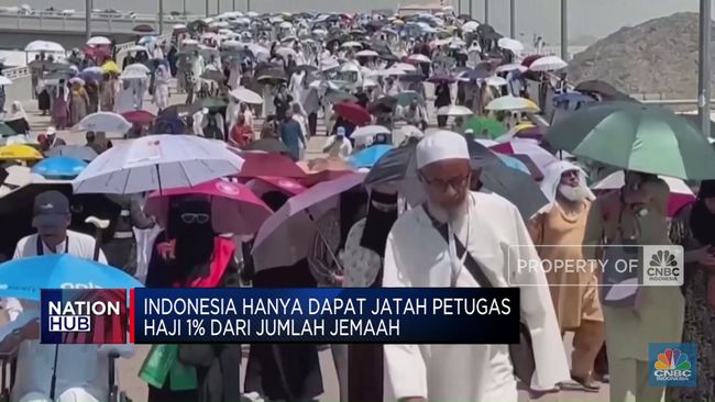 Video: Jatah Petugas Haji RI Cuma 1% dari Jumlah Jemaah