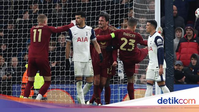 Tottenham Vs Roma Sengit, Duel Tuntas 2-2